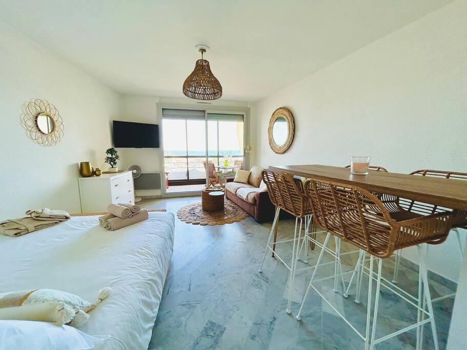 Studio Chic & Cosy Vue Mer, Clim, Parking La Grande Motte Extérieur photo