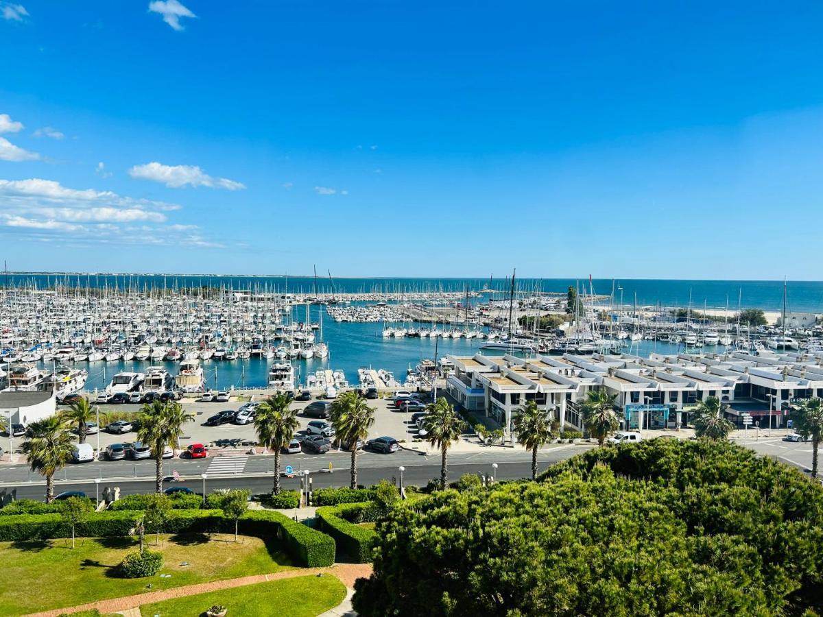 Studio Chic & Cosy Vue Mer, Clim, Parking La Grande Motte Extérieur photo